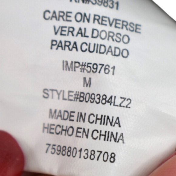 Demoracy Blouse M Womens Gray Distressed Sharkbite Hem Cotton Blend Short Sleeve - Picture 7 of 11